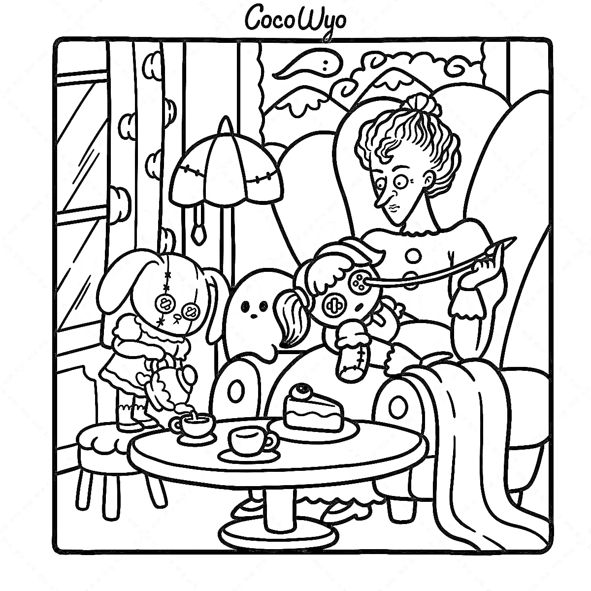 Coco Wyo Para Colorir 14