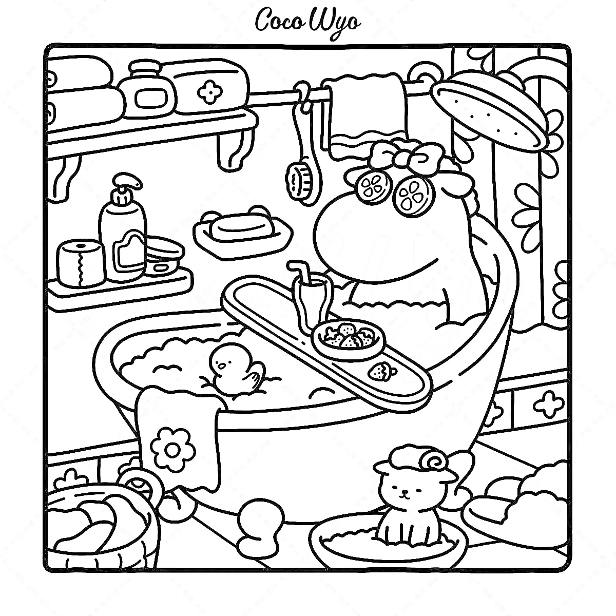 Coco Wyo Para Colorir 36