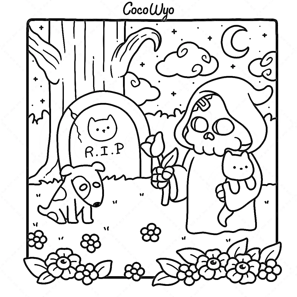 Coco Wyo Para Colorir 44