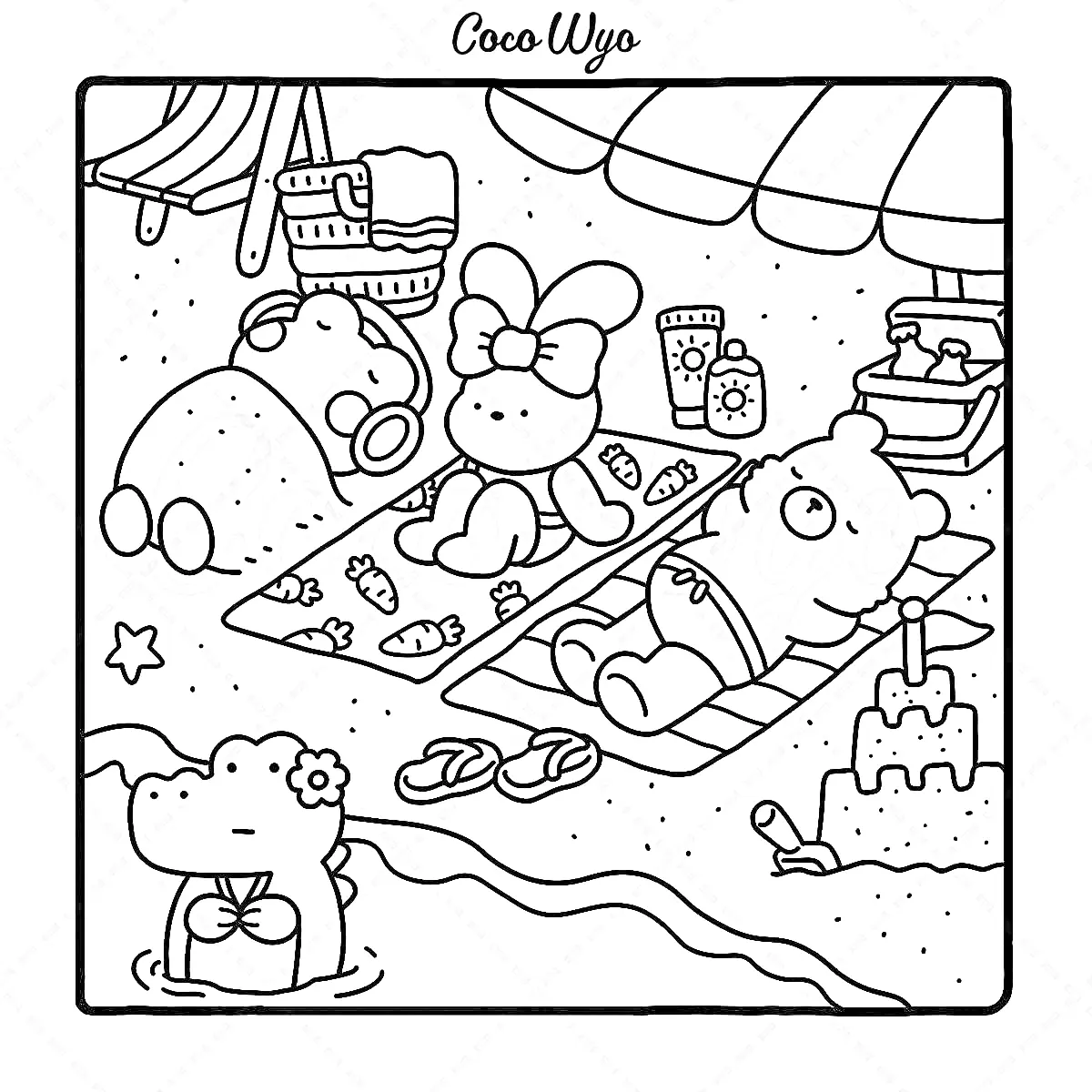 Coco Wyo Para Colorir 51