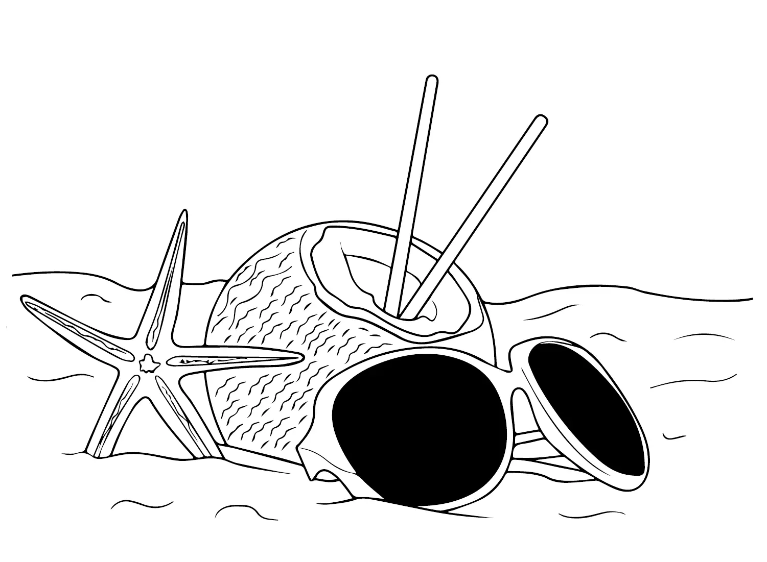 Coconut Coloring Pages 27