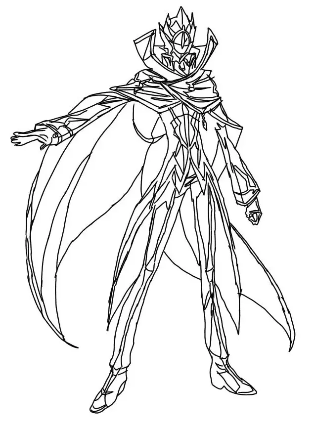 Code Geass Coloring Pages 9