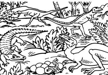 Coelophysis Coloring Pages 11