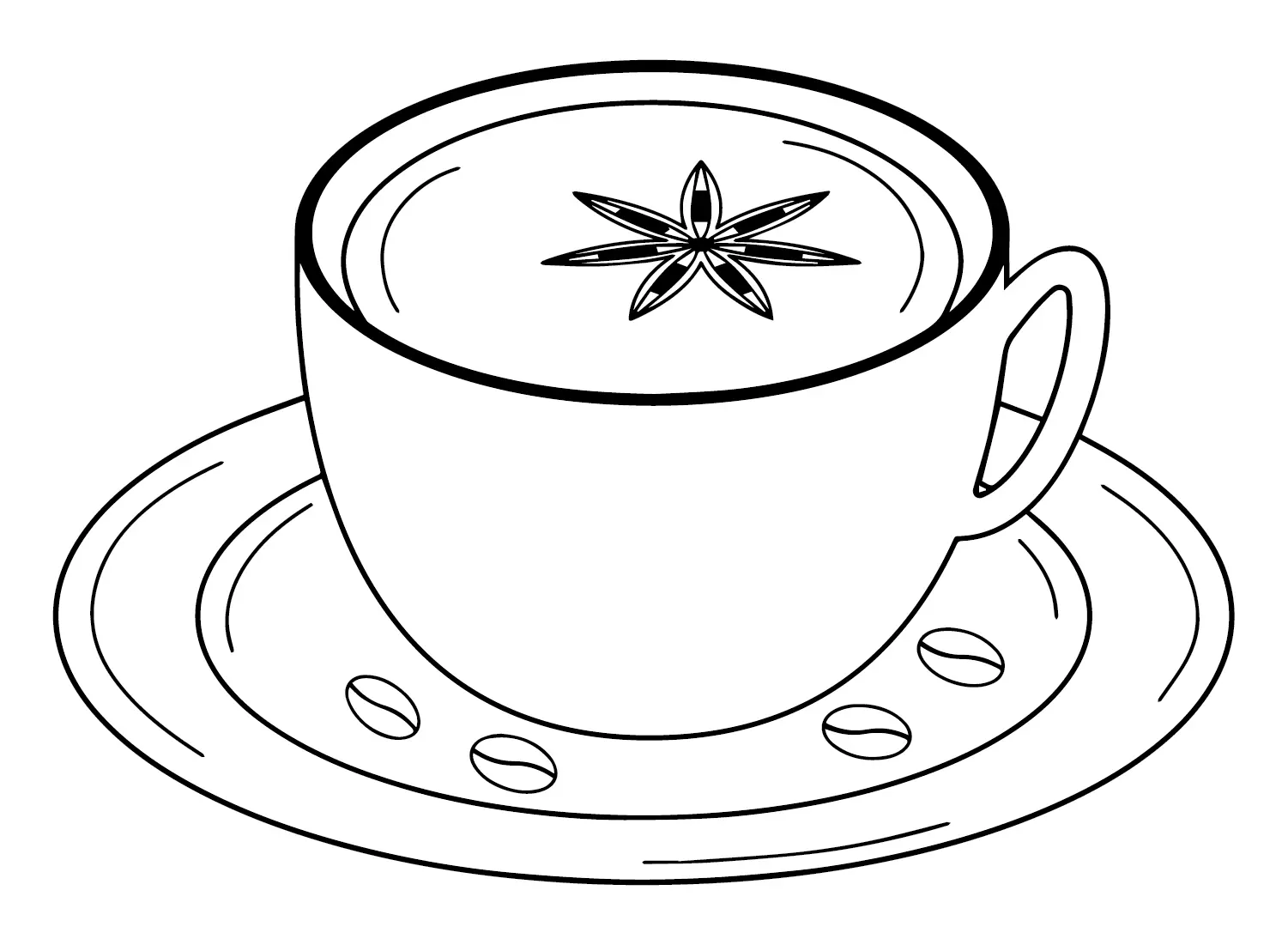 Coffee Coloring Pages 14