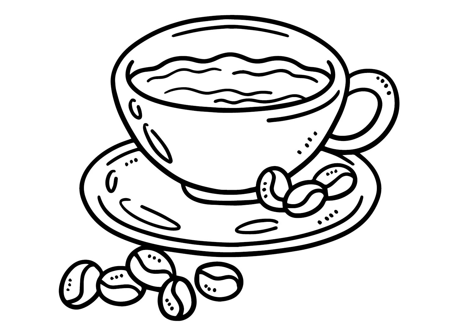 Coffee Coloring Pages 22