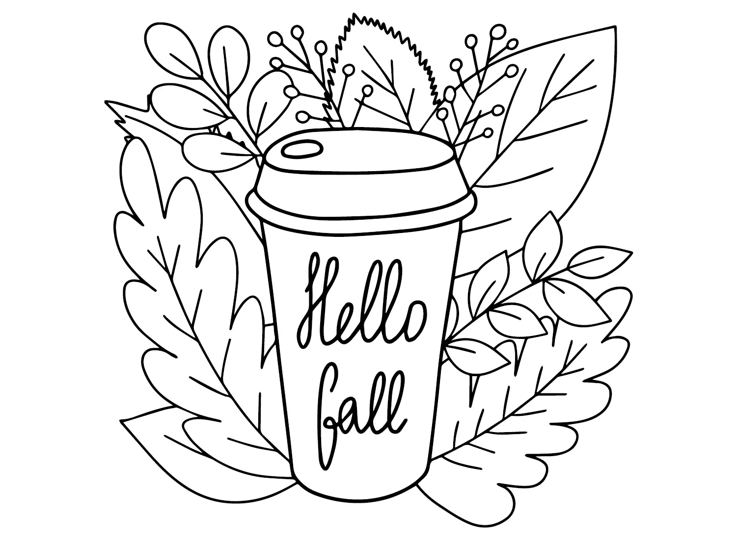 Coffee Coloring Pages 30