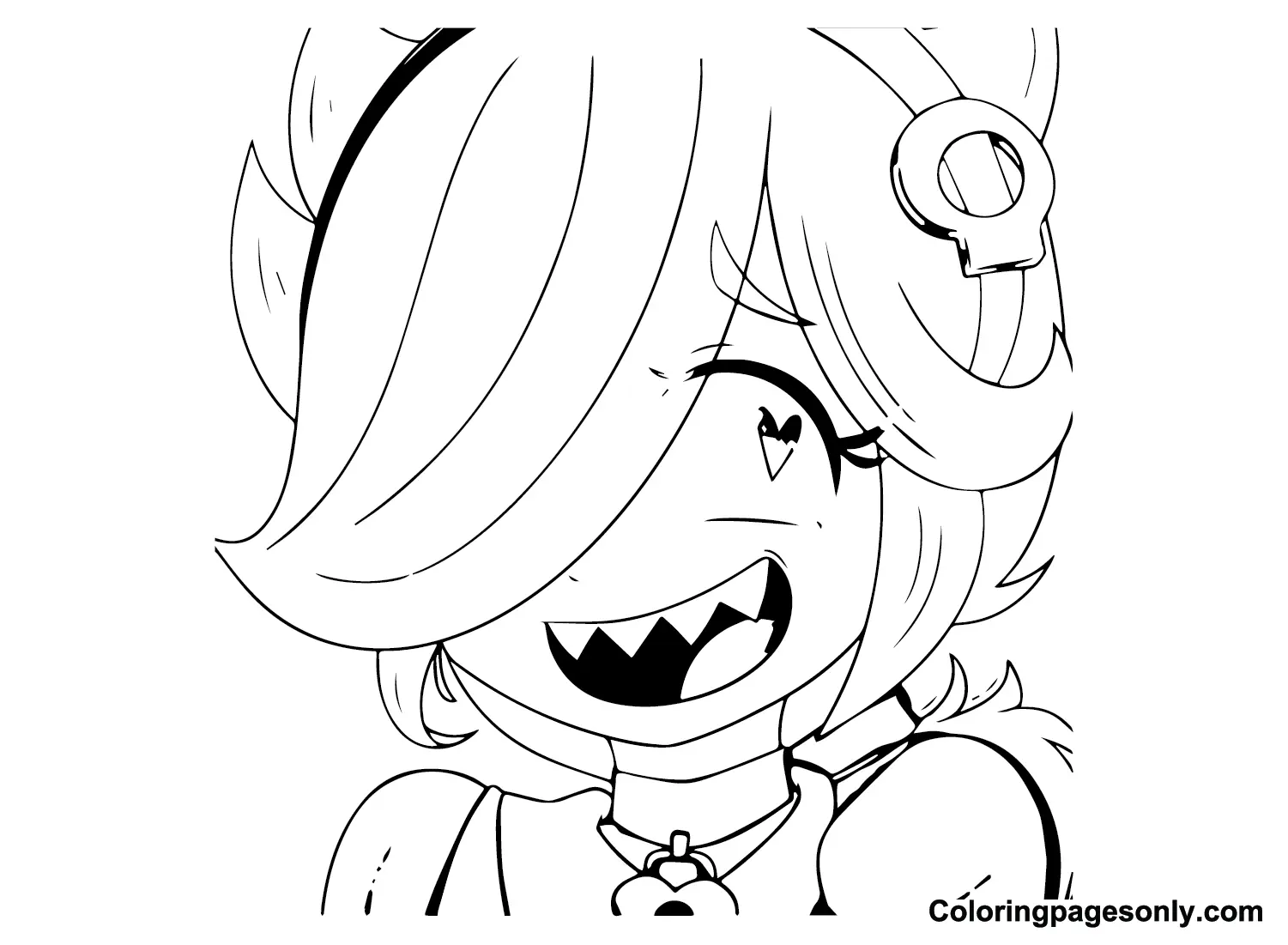 Colette Brawl Stars Coloring Pages 15