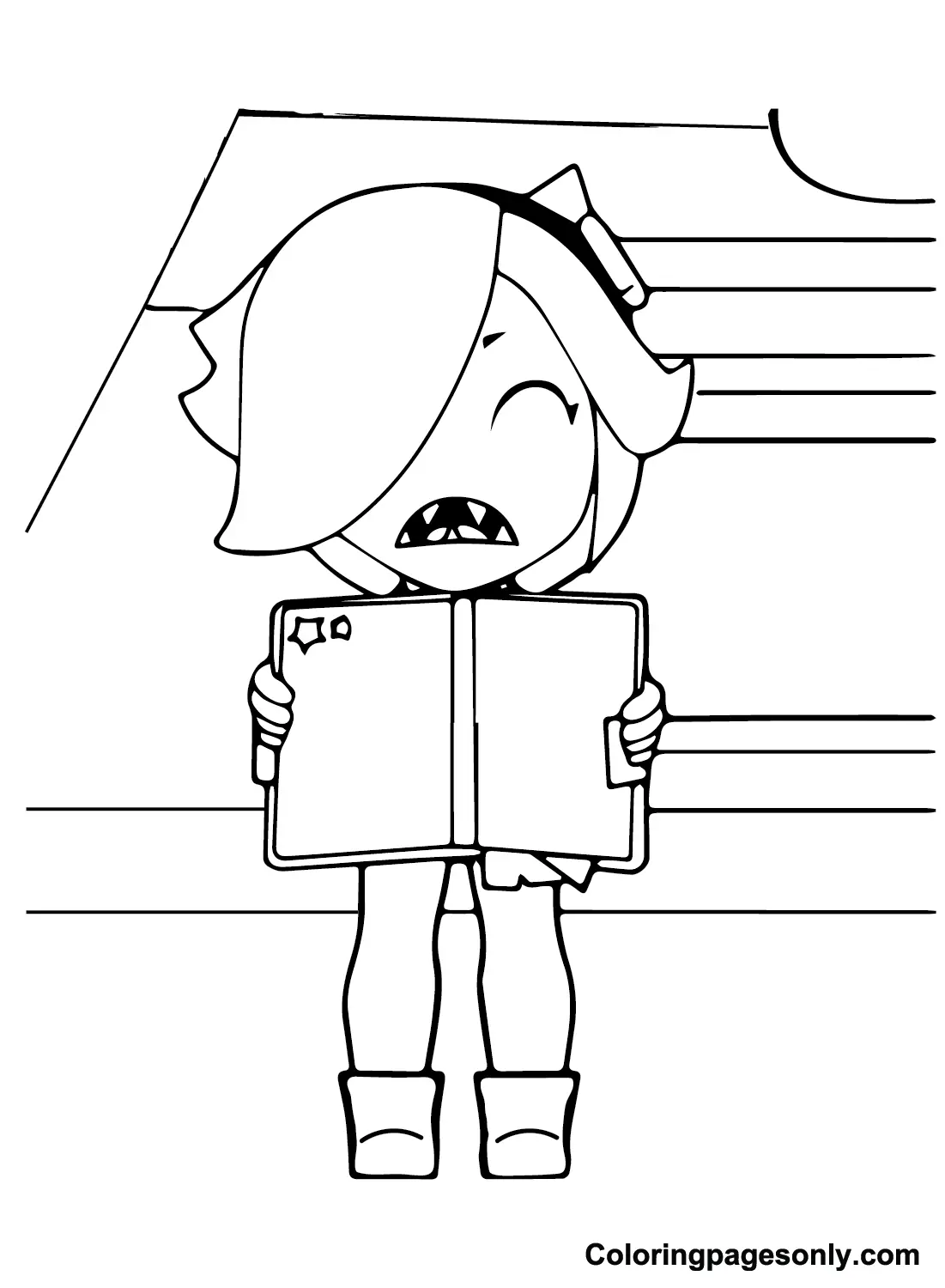 Colette Brawl Stars Coloring Pages 21