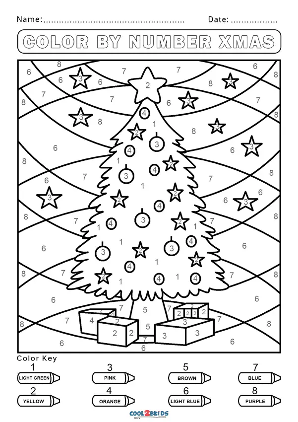 Color by Number Coloring Pages 16
