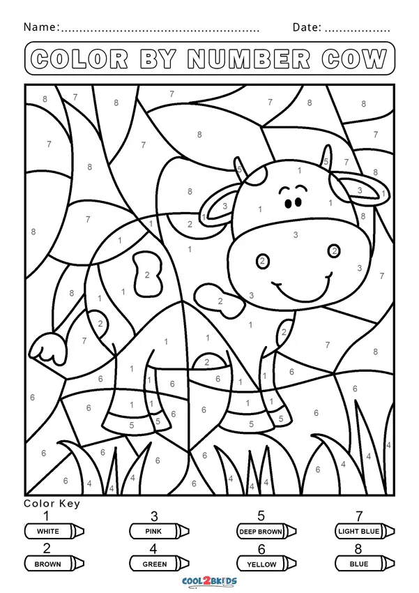 Color by Number Coloring Pages 20