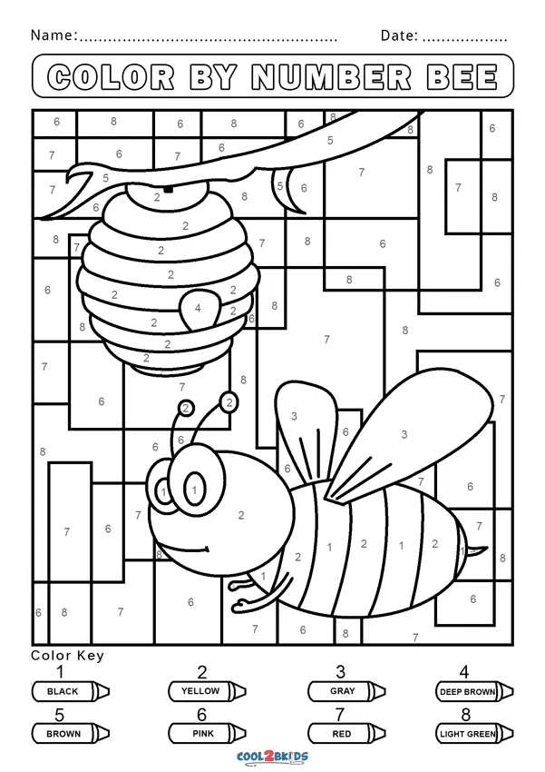 Color by Number Coloring Pages 29
