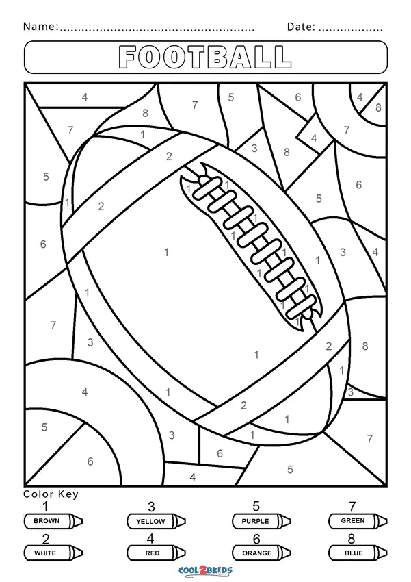 Color by Number Coloring Pages 5