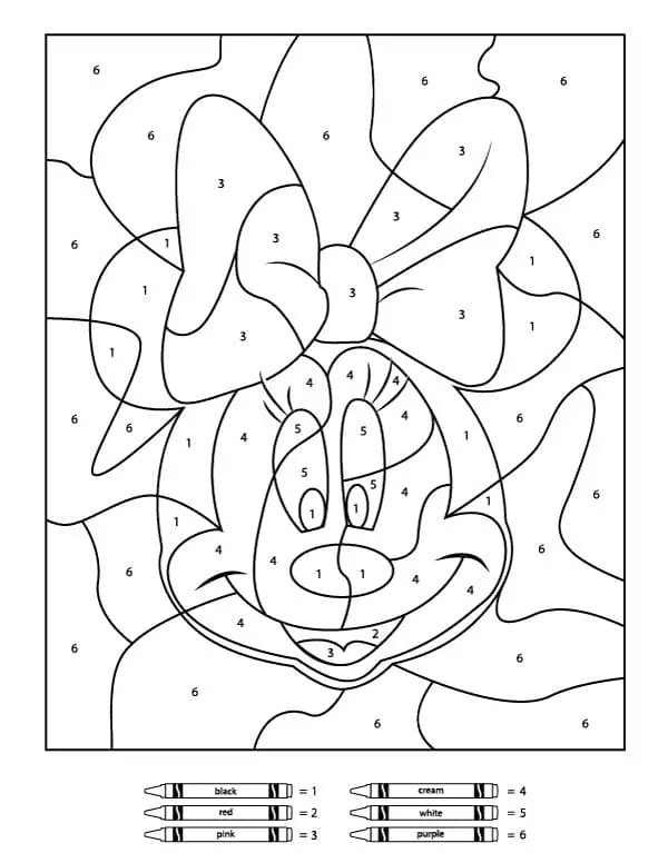 Color by Number Coloring Pages 50