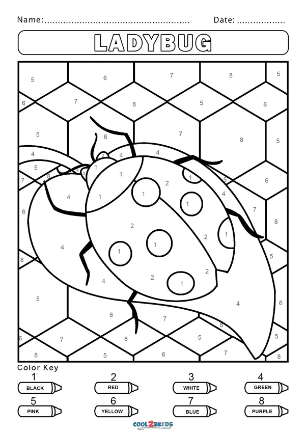 Color by Number Coloring Pages 57