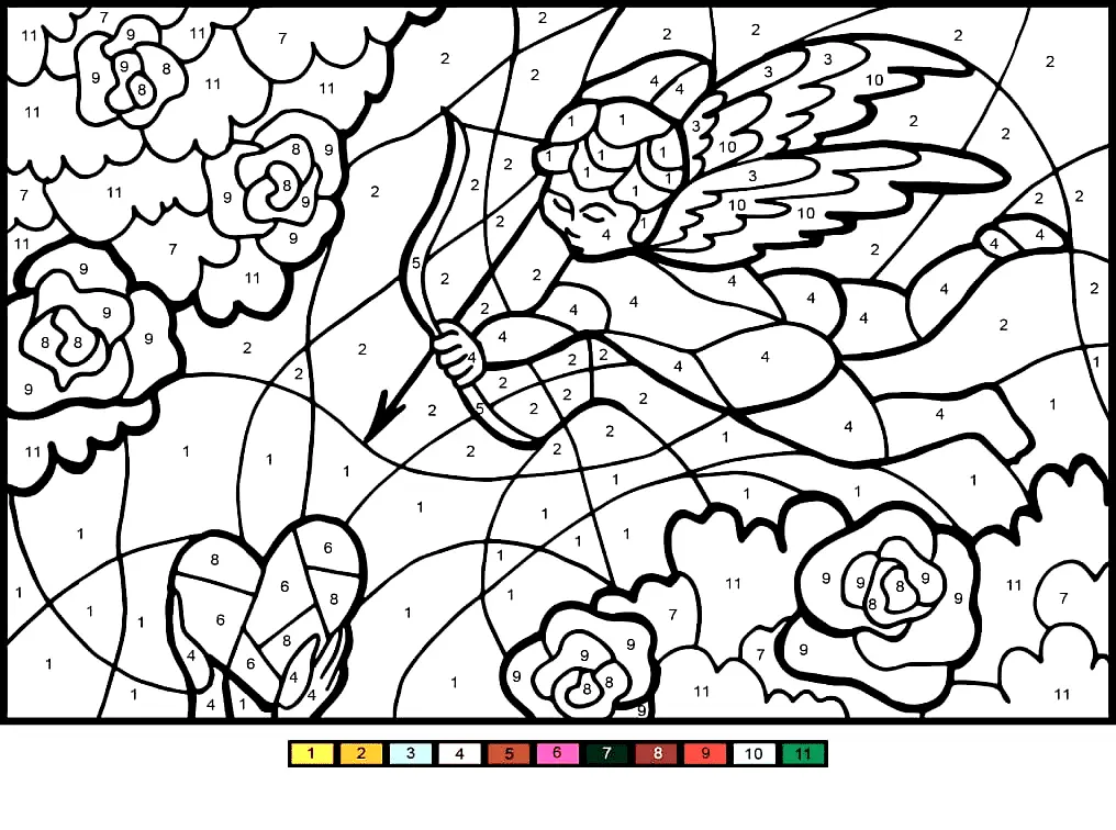 Color by Number Coloring Pages 79