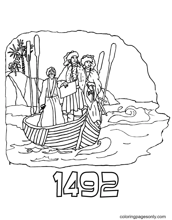 Columbus Day Coloring Pages 18