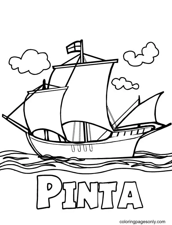 Columbus Day Coloring Pages 35