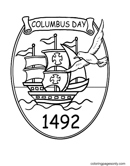 Columbus Day Coloring Pages 46
