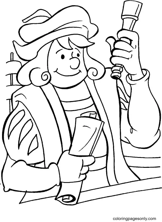 Columbus Day Coloring Pages 47