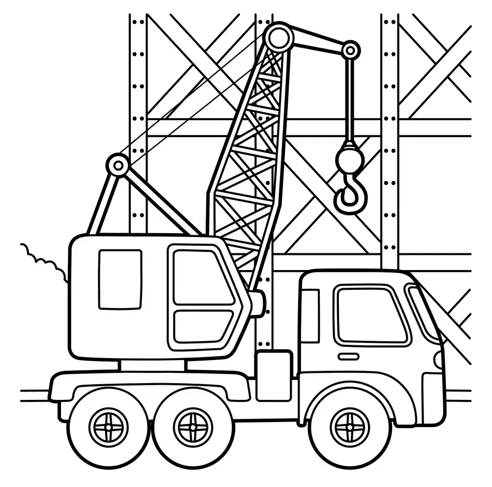 Desenhos de Construcao Para Colorir 11