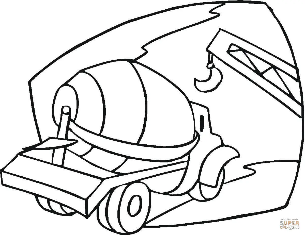 Desenhos de Construcao Para Colorir 46
