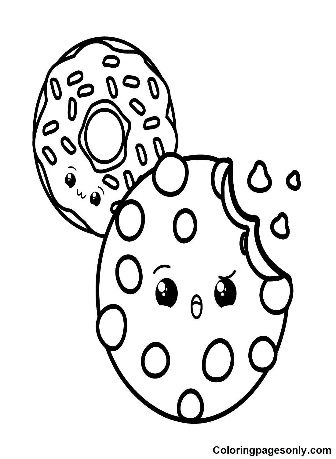 Cookie Coloring Pages 11