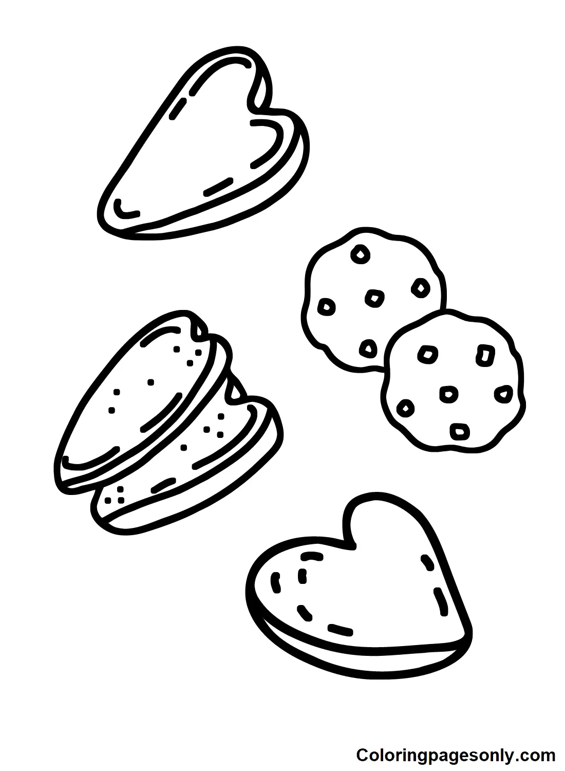 Cookie Coloring Pages 13