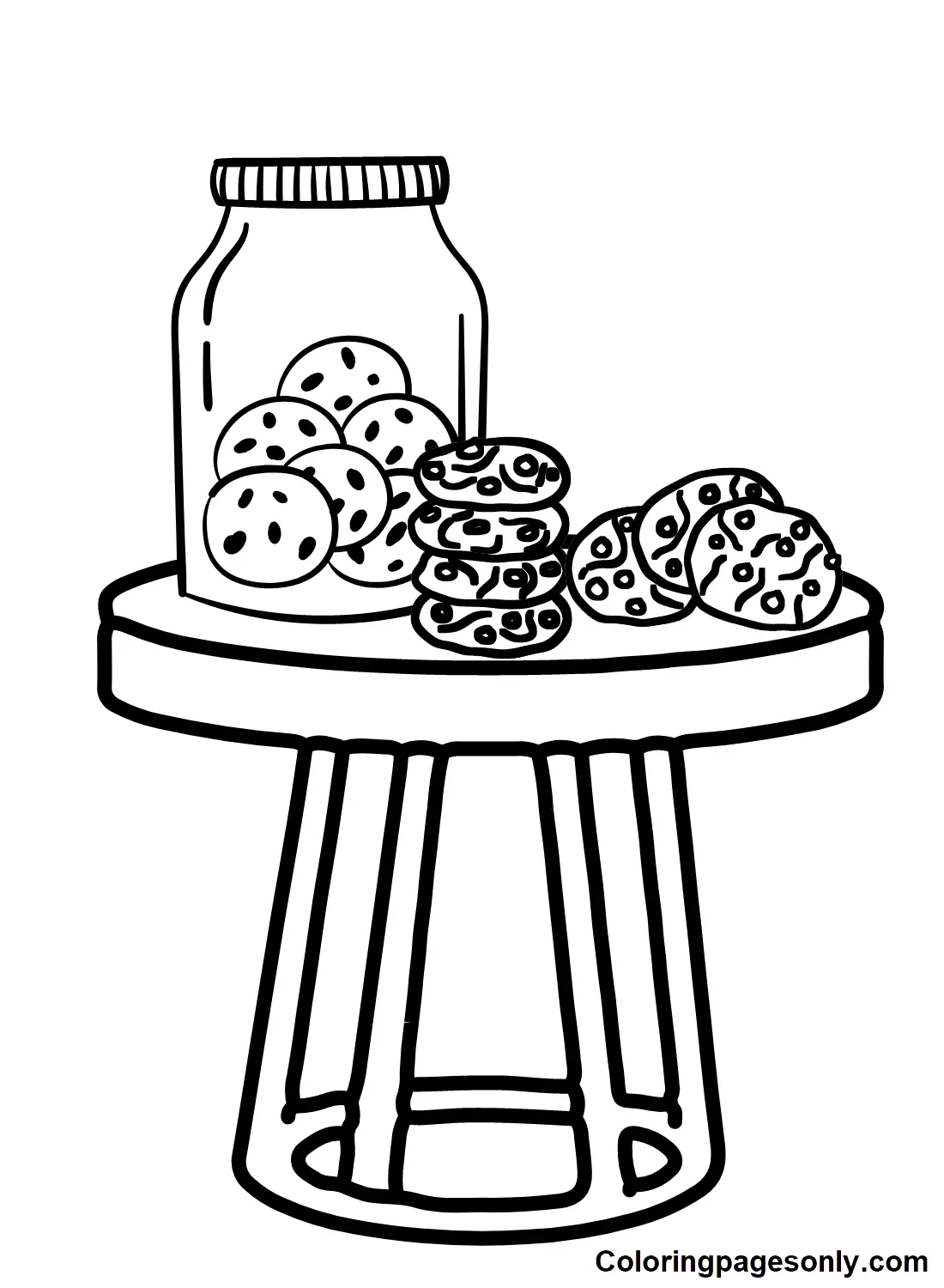 Cookie Coloring Pages 25
