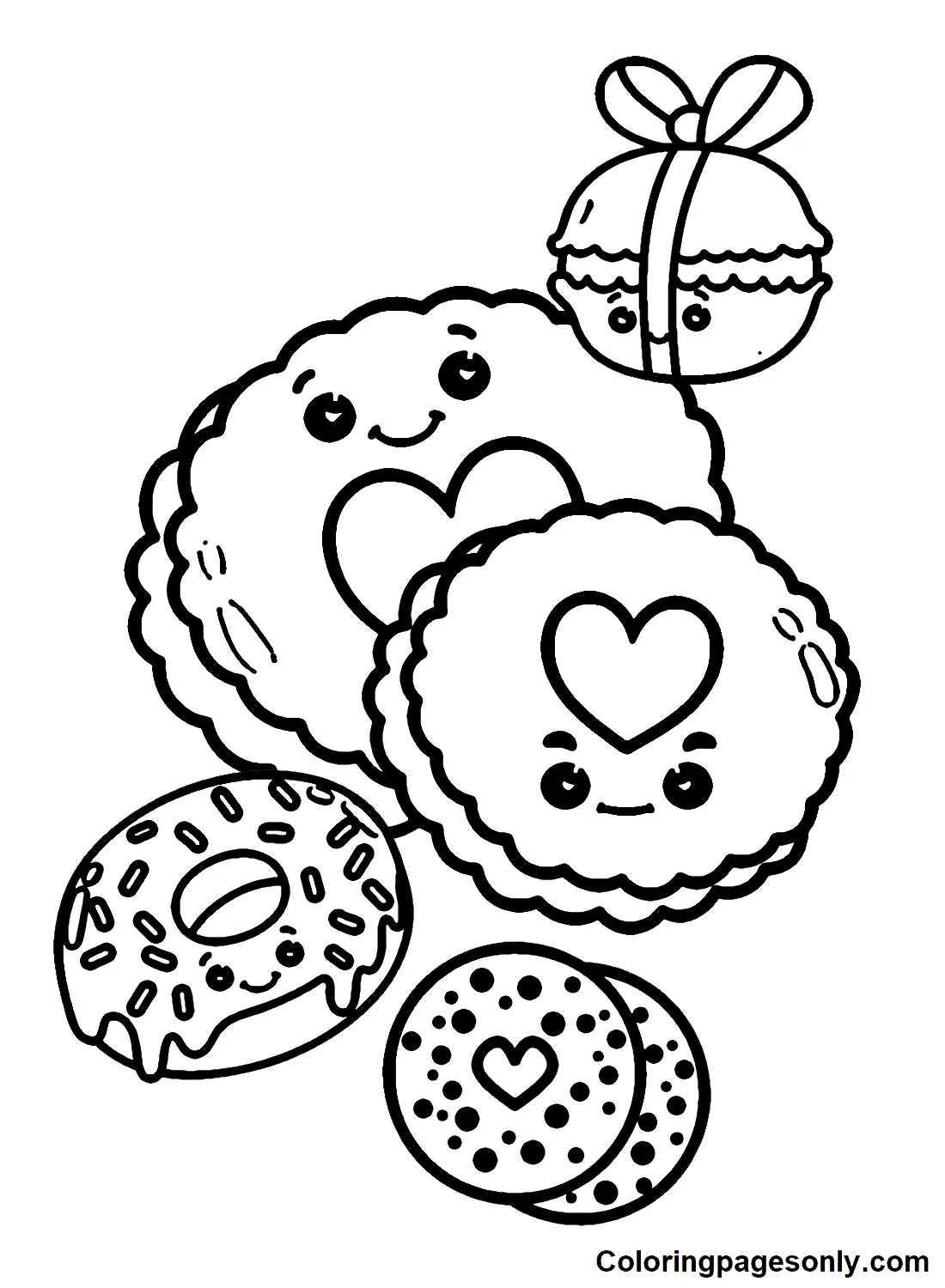 Cookie Coloring Pages 29
