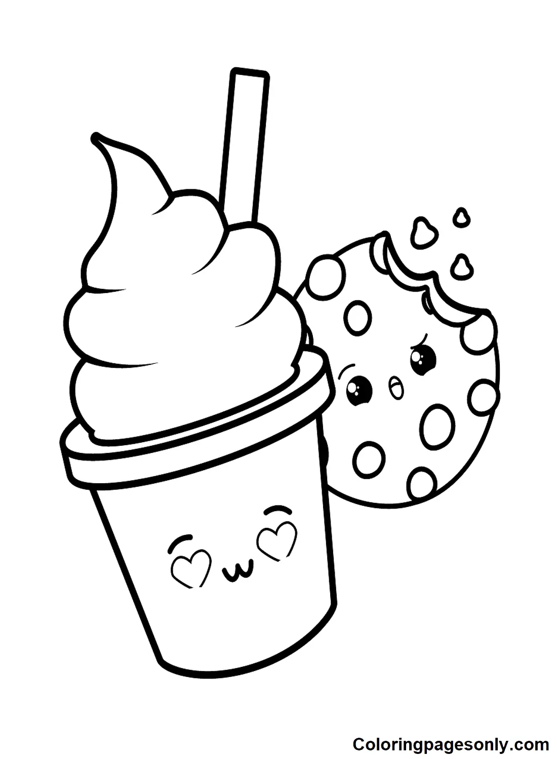 Cookie Coloring Pages 3