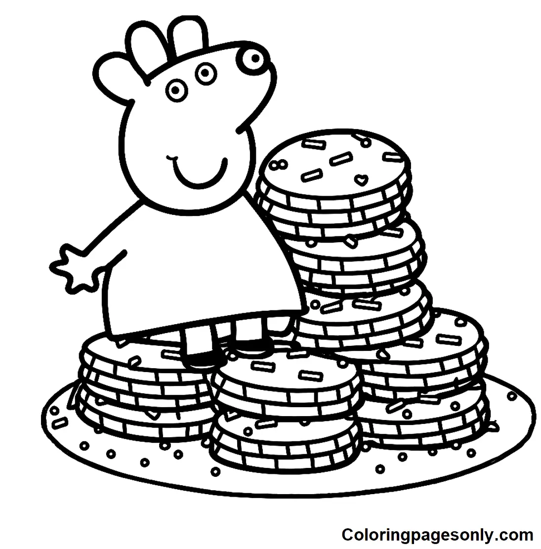 Cookie Coloring Pages 4