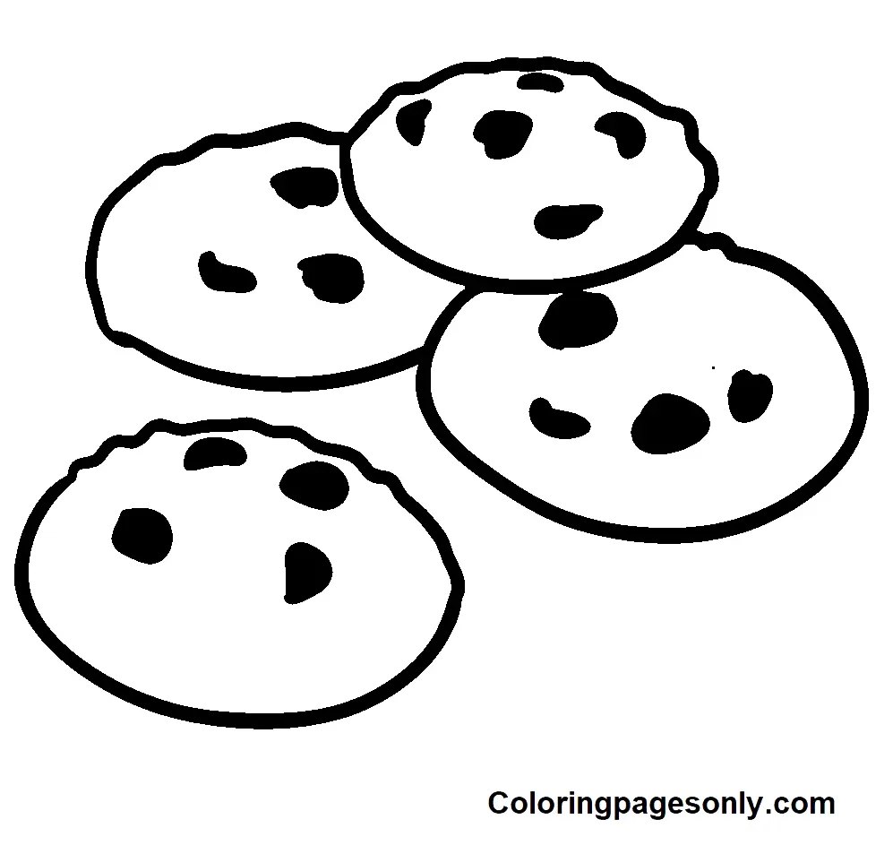 Cookie Coloring Pages 5
