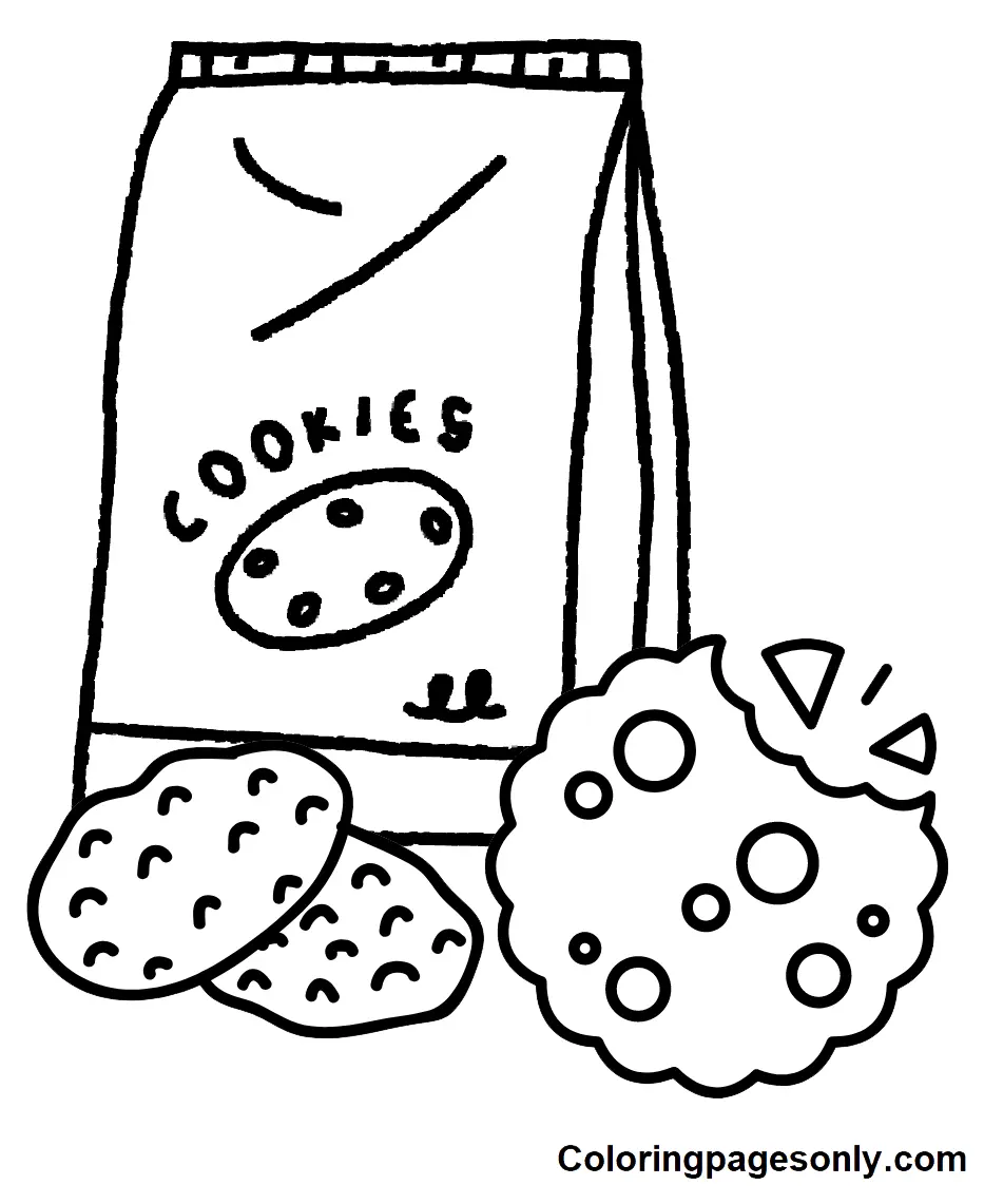 Cookie Coloring Pages 6
