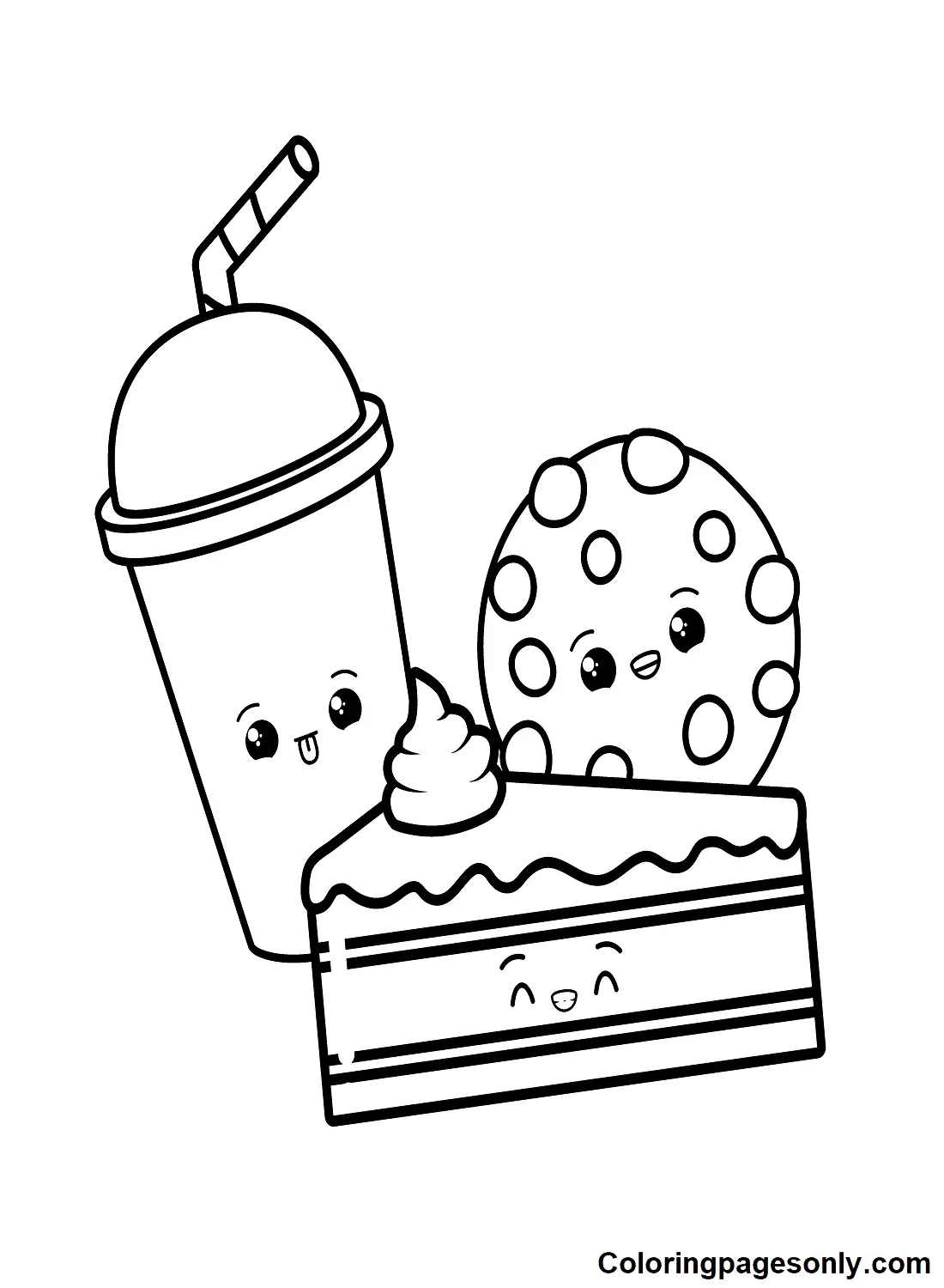 Cookie Coloring Pages 8