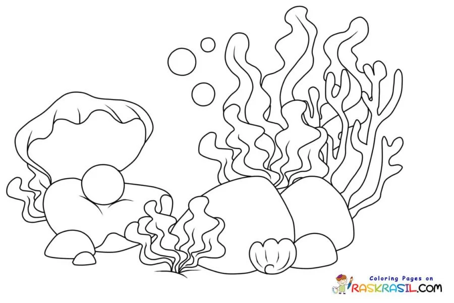 Arrecifes De Coral Para Colorear 1