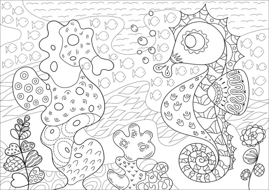 Arrecifes De Coral Para Colorear 66