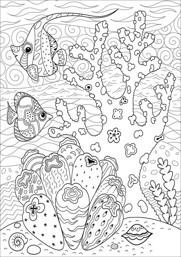 Arrecifes De Coral Para Colorear 71