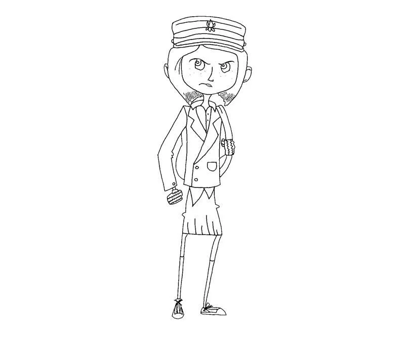 Coraline Para Colorear