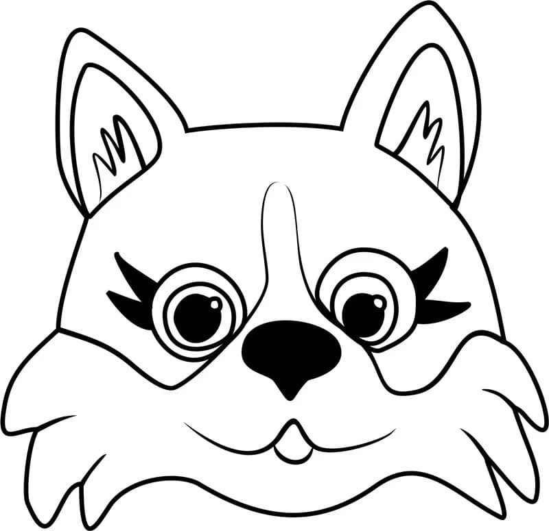 Corgi Coloring Pages 73