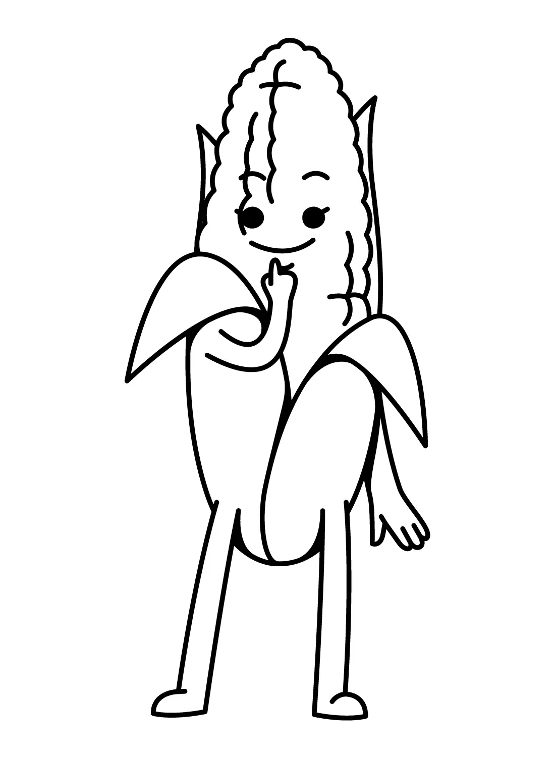 Desenhos de Milho Para Colorir 31