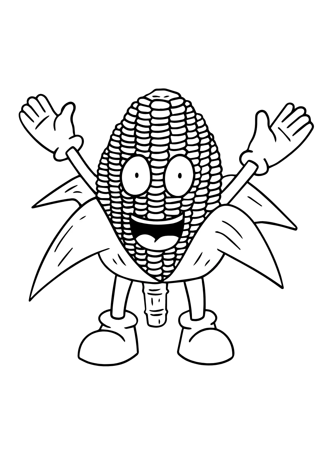 Desenhos de Milho Para Colorir 33