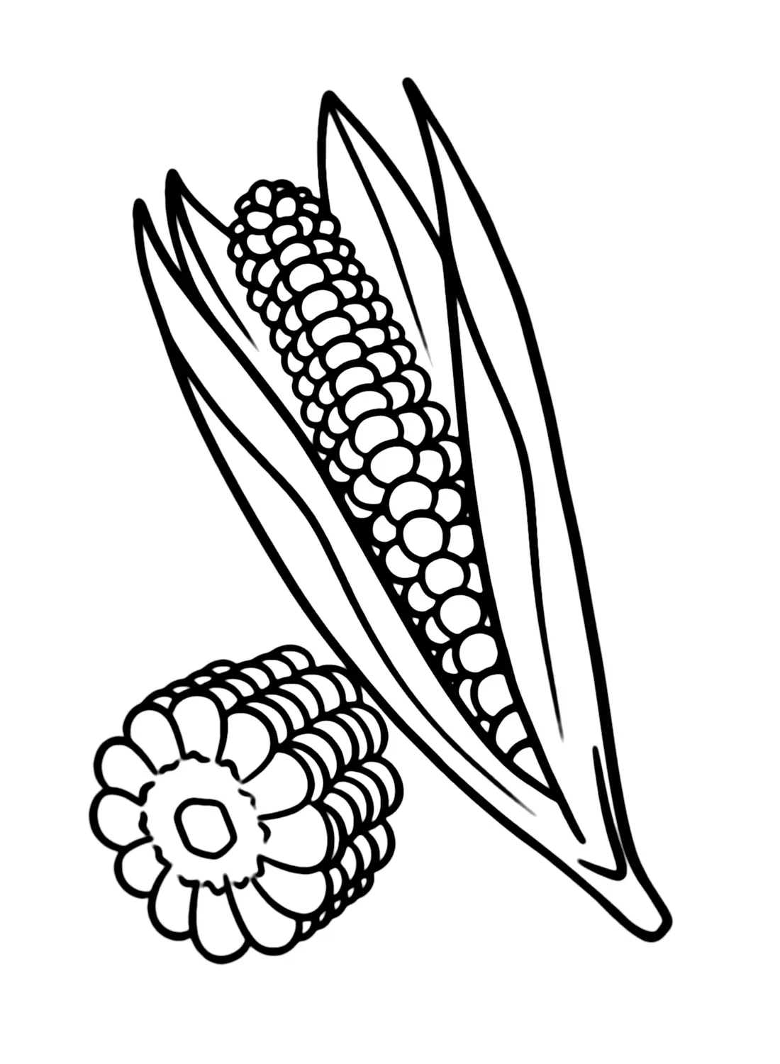 Desenhos de Milho Para Colorir 42