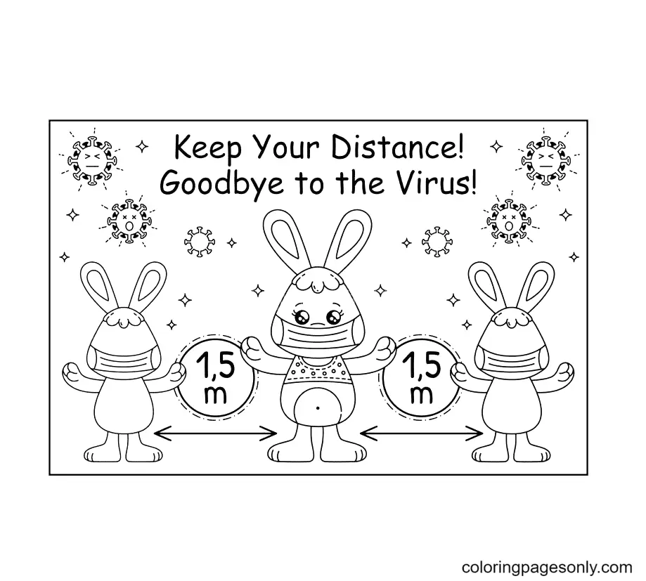 Coronavirus Covid 19 Para Colorear 20