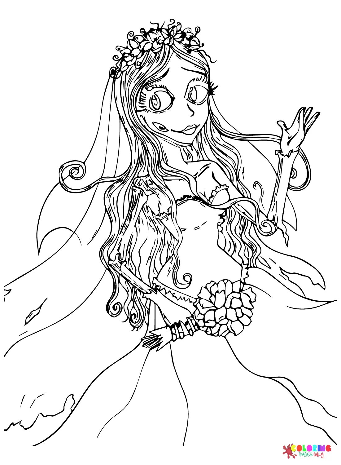 Corpse Bride Ausmalbilder 19