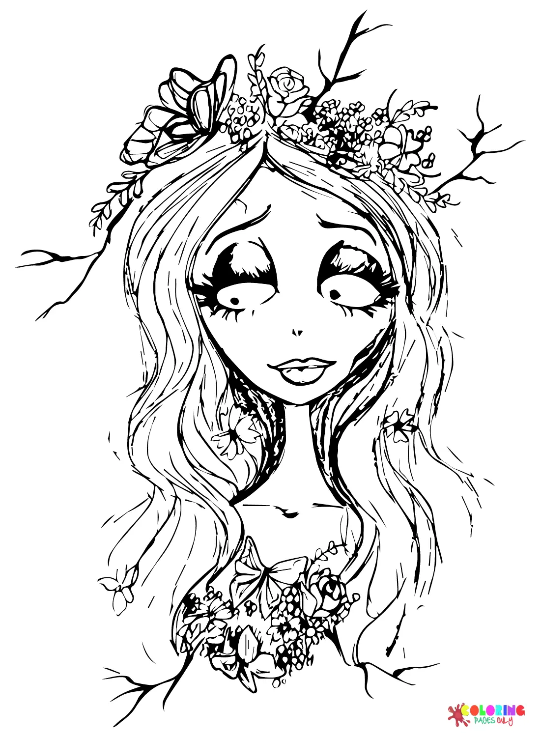 Corpse Bride Ausmalbilder 6