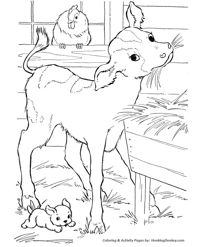 Desenhos de Cow Para Colorir 10