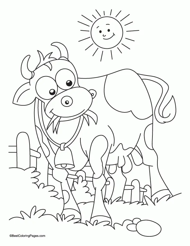 Desenhos de Cow Para Colorir 15