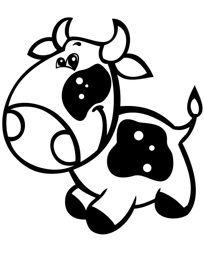 Desenhos de Cow Para Colorir 17