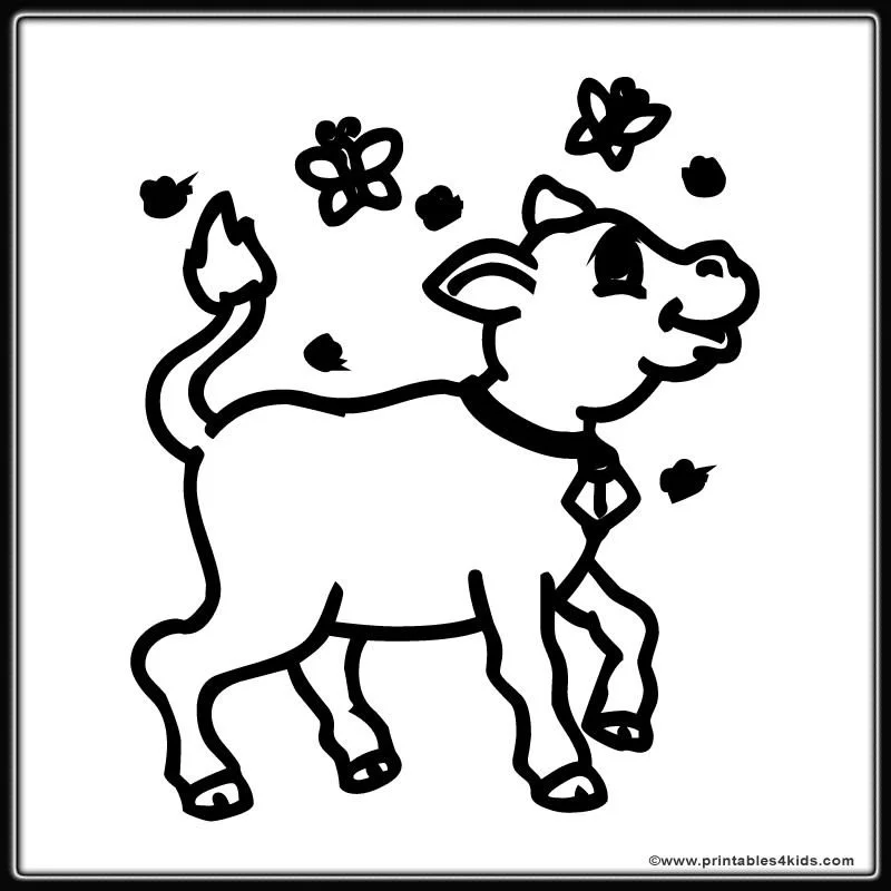 Desenhos de Cow Para Colorir 20