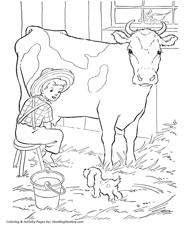 Desenhos de Cow Para Colorir 22
